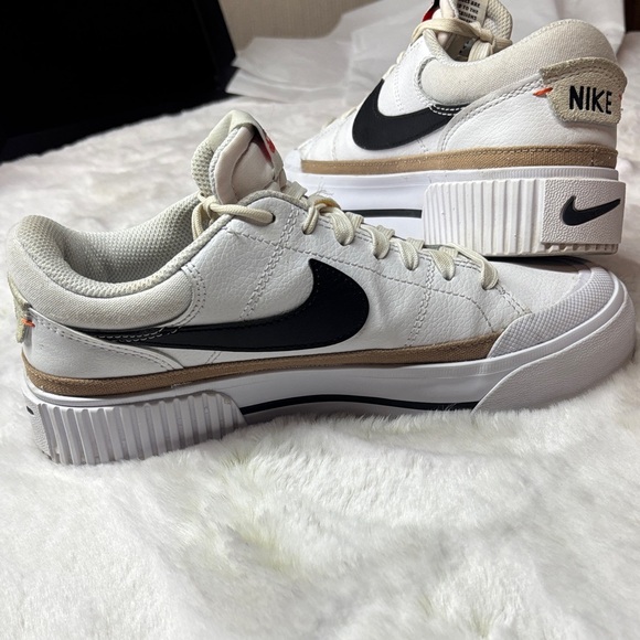 Nike Shoes - Nike court legacy lift White and Black Low-Top Sneakers